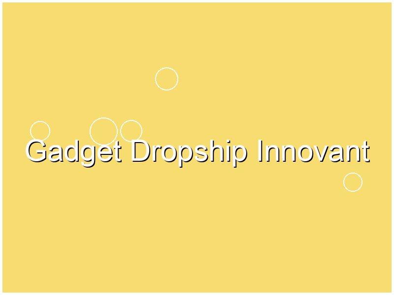 Gadget Dropship Innovant