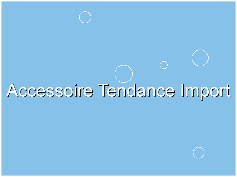 Accessoire Tendance Import